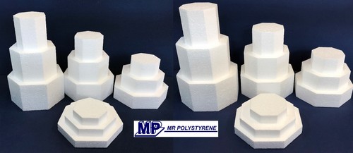 Cake dummy heptagon - cake, octagon