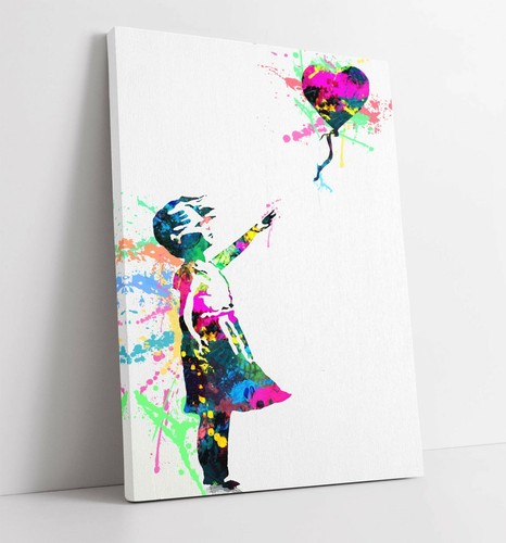 Banksy balloon girl rainbow - banksy,,