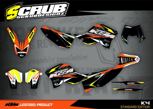 Ktm graphics exc 125 - exc, 200