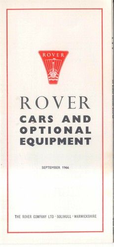 Rover 2000 saloon and - rover,