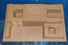 LEGO 3D Construction Plate 32x48x6 Dark Beige Horus Anubis Hieroglyphics  51542