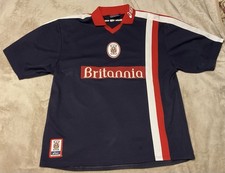 Stoke City ASICS Britannia 1999/2002 Away Men’s Football Shirt Size XL Potters