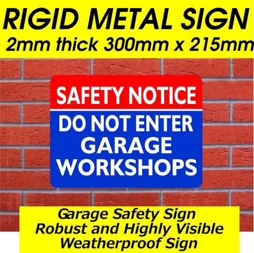 Garage public safety sign mot - garage,