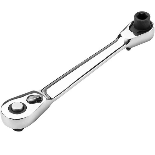 Mini ratchet wrench double - ratchet,