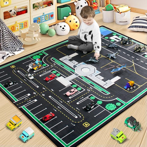 Kids rug airport play - rug,