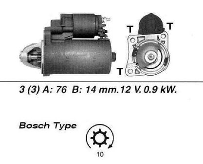 Genuine wai starter - starter, for