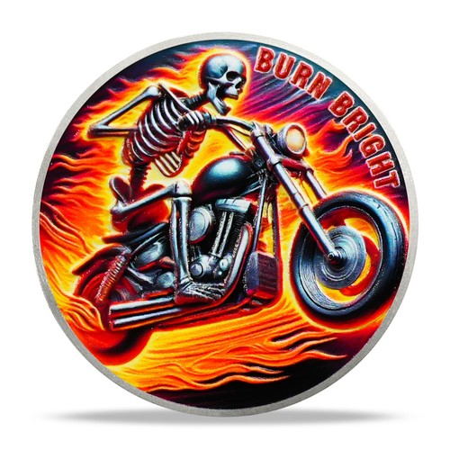 Motorcycle skull years months - motorcycle,