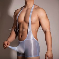 Mens Body Suit Underwear Penis