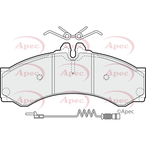 Brake pads set for mercedes - brake,