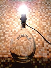 Vintage Whisky Bottle Salvaged Upcycled Lamp Lamp Bottle With Bulb And Switch