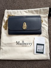 Mulberry Amberley Clutch Chain Bag Cream, RRP £595