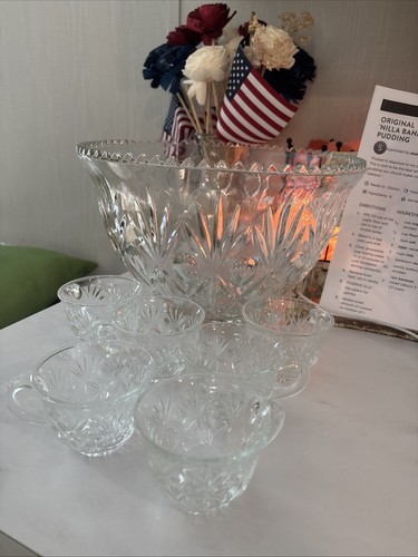 Bohemia crystal punch bowl - bohemia,