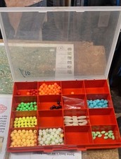 Mixed Lot Of Sea Fishing Rig Beads Mixed Sizes And Colors Including Glow In Dark