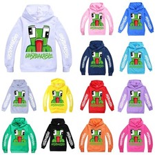 Kids Boys UNSPEAKABLE Print Hoodie Youtuber Merch Sweatshirt Jumper Pullover Top
