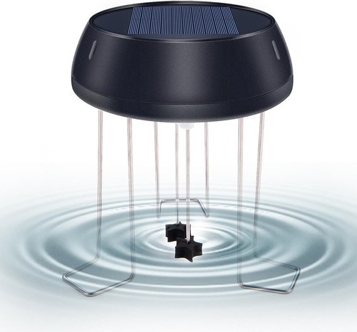 Solar bird bath water - solar, wiggler