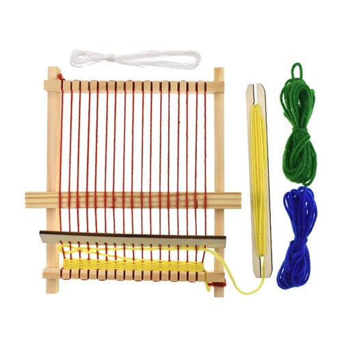 Wooden craft weaving loom - weaving,
