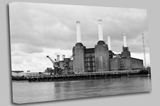 Battersea Power Station London Canvas Wall Art Picture Print