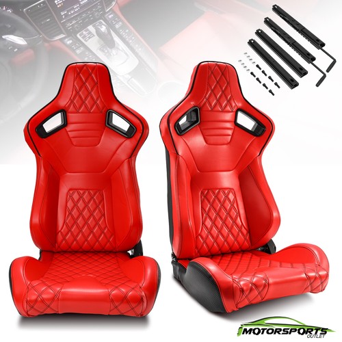 Red pvc leather - red, rear