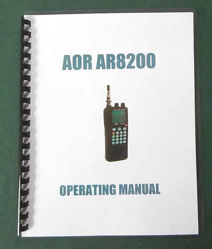 Aor ar8200 operating manual - ar8200,