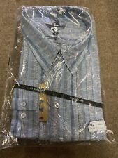 LIFE & LIMB® King Size Striped Fashion Shirt/Sky - 5XL WAS £59.99 (Unopened)
