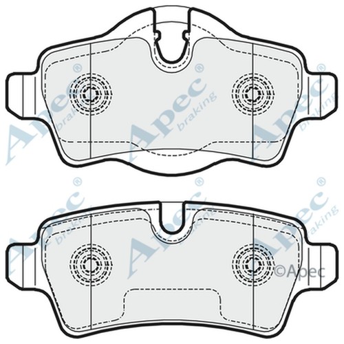 Brake pads set for - brake, mini