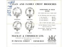 Mackay & Chisholm Clan Crest