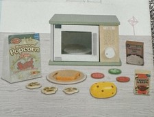 Little Town Wooden Microwave