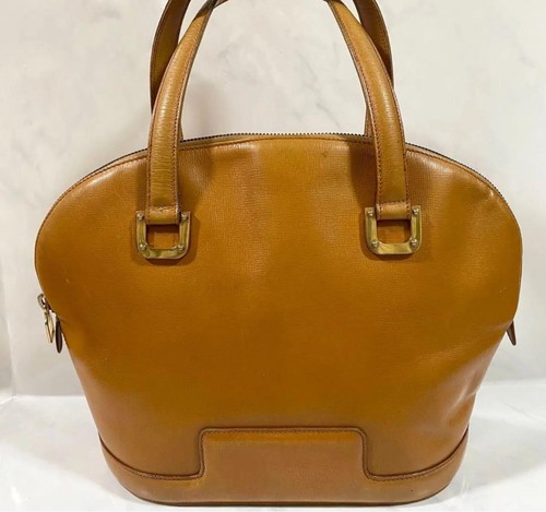 Valextra leather handbag brown - handbag,