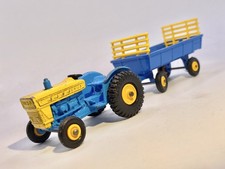 Matchbox?Lesney 1967 Ford Tractor & Hay Trailer #39 & #40