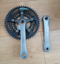 Sakae Roundtech Triple Crankset 48/38/28 Square Taper Retro MTB Japan