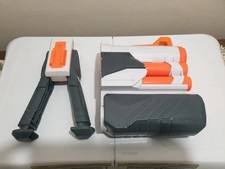 Nerf Modulus MEGA Barrel Shotgun Extension Attachment Tri Strike & Folding Bipod