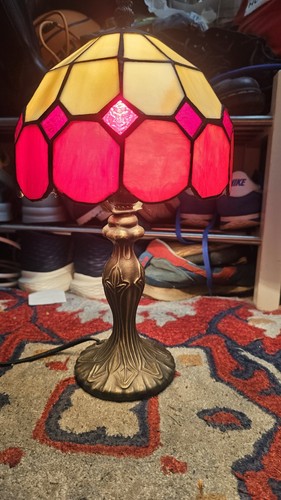 Tiffany style lamp stained - tiffany,