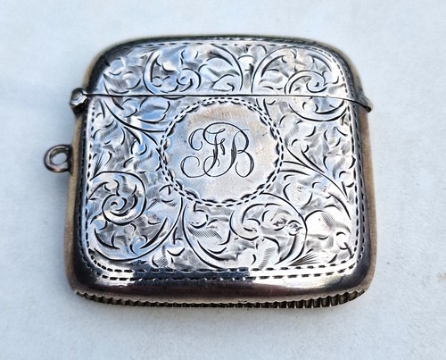 Curved solid silver vesta - curved,