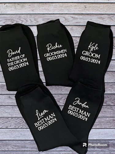 Personalised wedding socks - personalised,