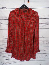 LADIES PRIMARK RED CHECKED