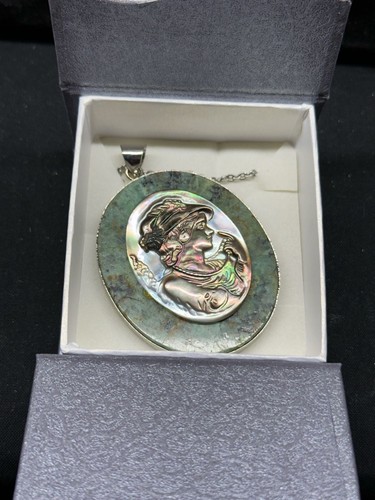 Lia sophia carved - carved, abalone