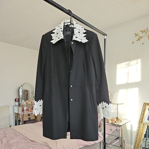 Zara black white - white, lace