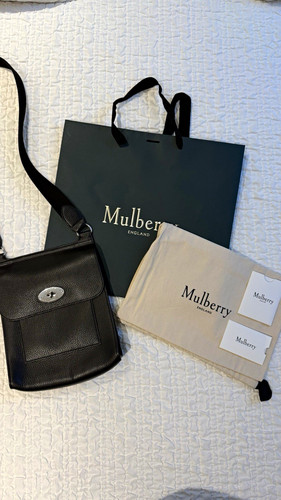Mulberry black pebbled leather - black,