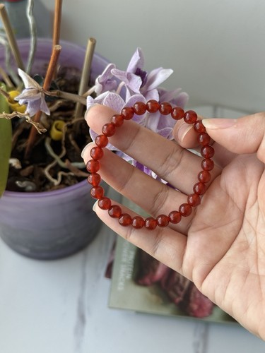 Carnelian crystal bracelet - carnelian,