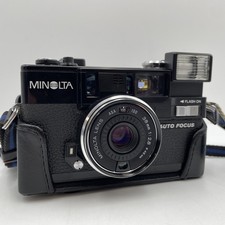 Minolta Hi-Matic AF2 35mm Film Camera Not Fully Tested Spares/Repairs         S5