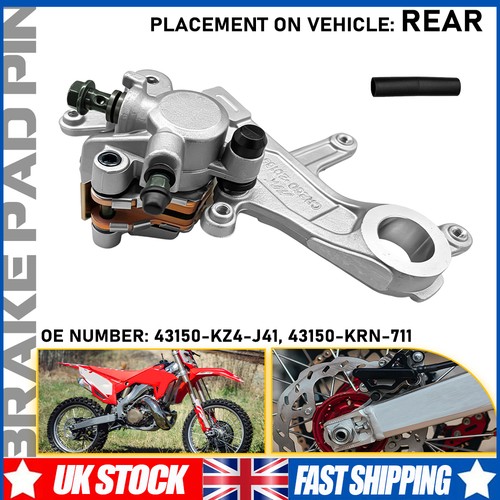 Rear brake caliper with pads - brake,