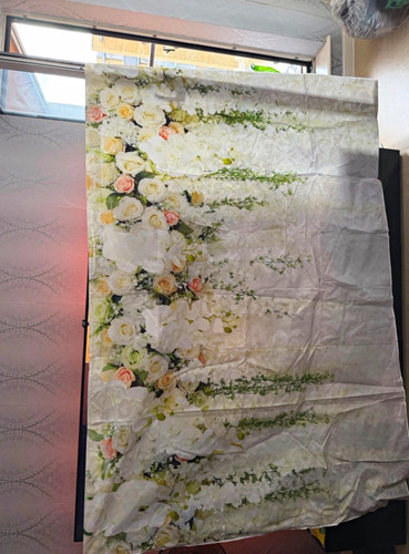 Wedding romantic floral fabric - romantic,
