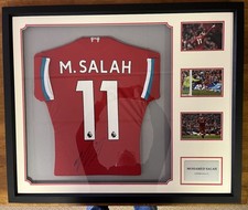 Mo Salah Liverpool hand Signed