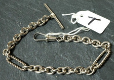 Old Silver Pocket Watch Chain