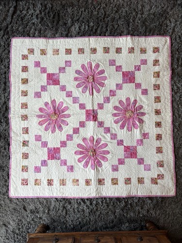 Handmade patchwork quilt - handmade,