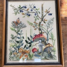 Vintage Framed Wool Work