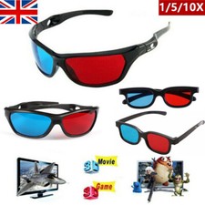 Glasses red blue black - 3d,