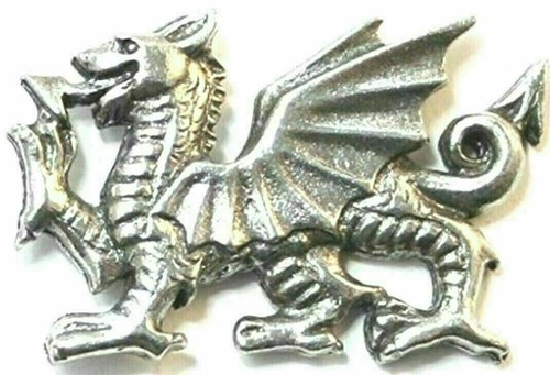 Welsh dragon badge wales - welsh, charm