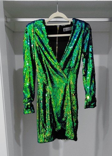 Green blue sequin - ,