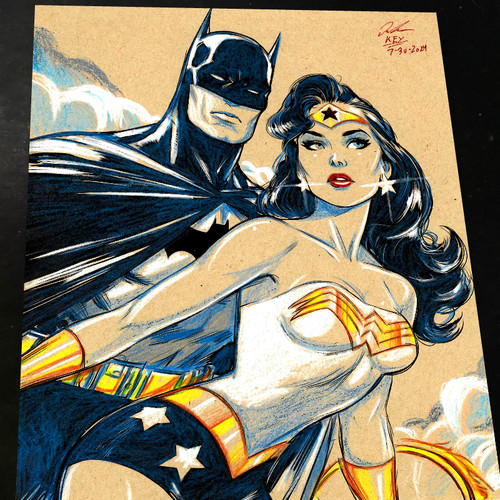 Batman art print - batman,